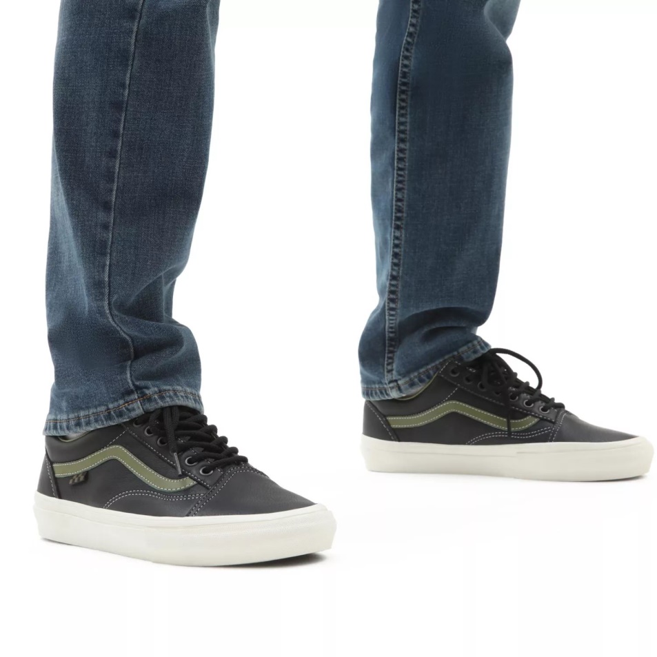 Fekete Skate Old Skool Cipő Furgonok