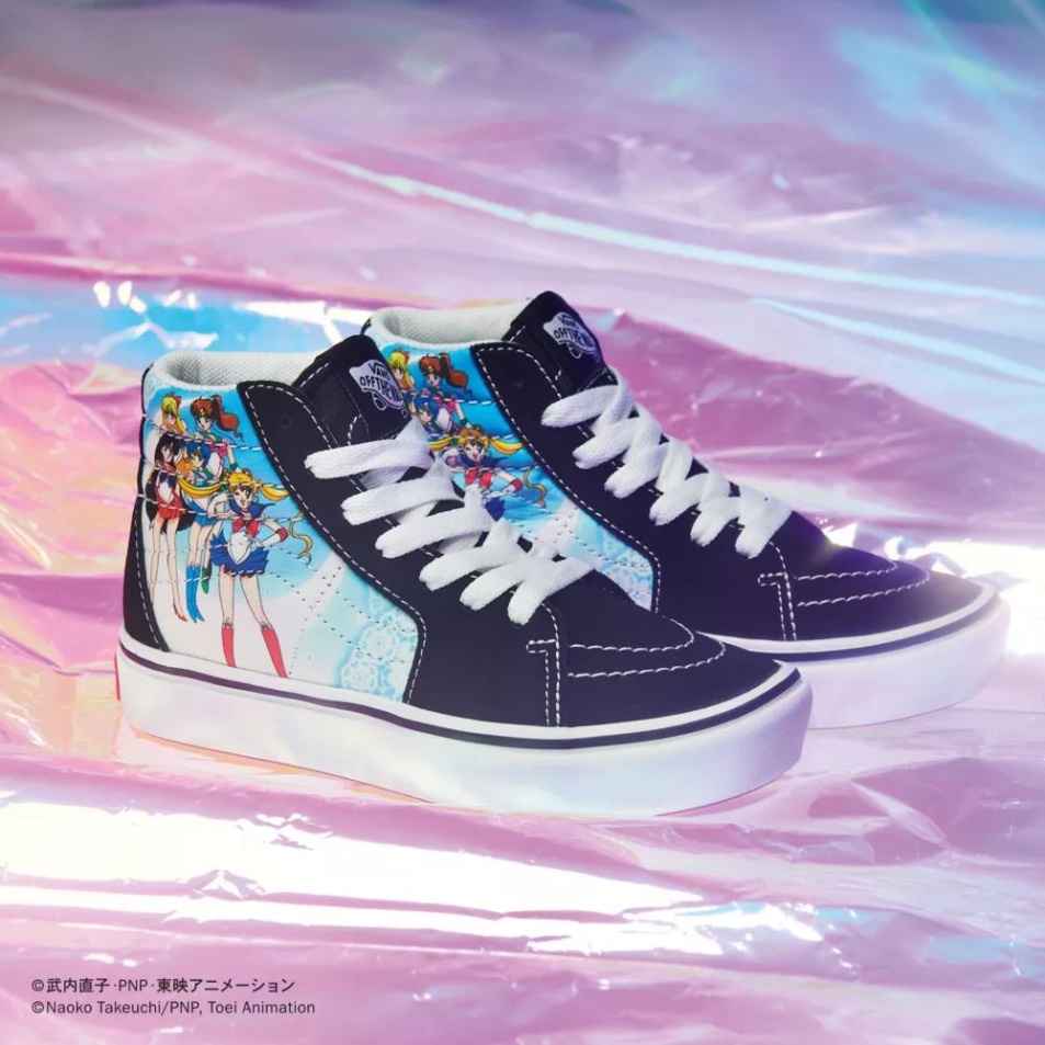 Gyerek Furgonok X Csinos őrző Tengerész Moon Comfycush Sk8-hi Cipő (4-8 év) Fekete