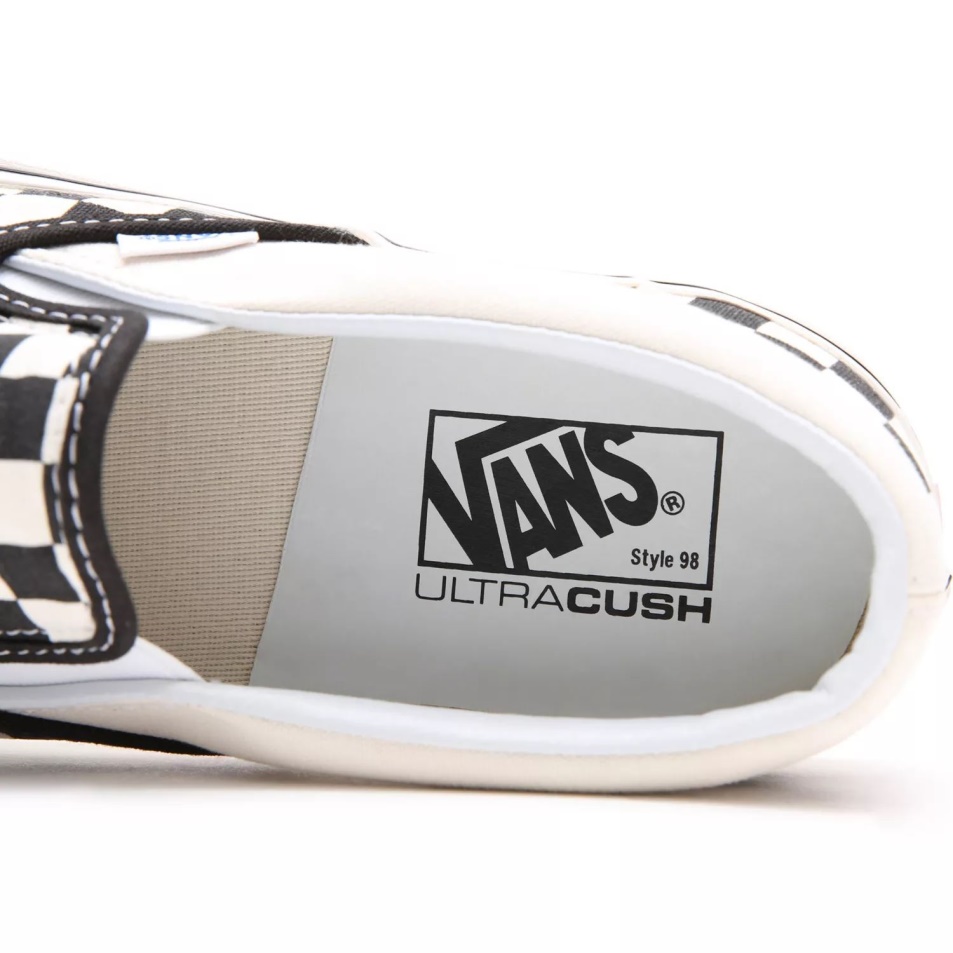Vans Anaheim Gyári Klasszikus Slip-on 98 Dx Cipő Fekete-fehér
