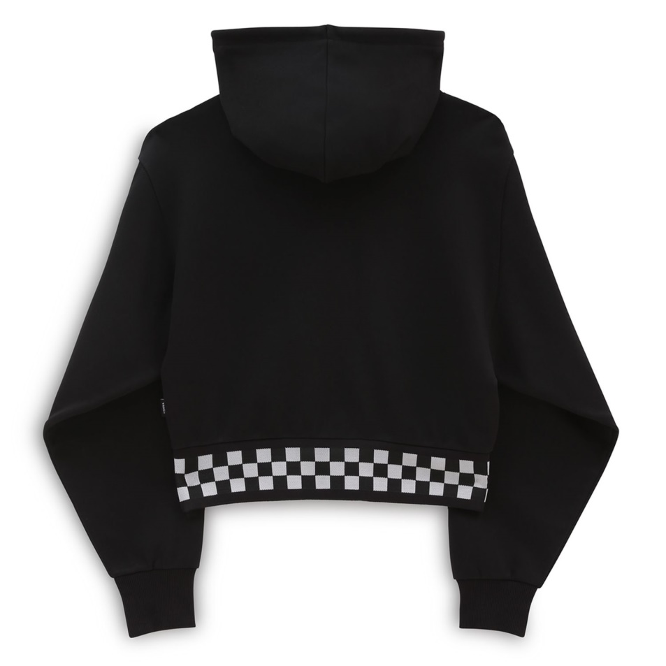 Vans Boom Boom Check Fekete Kapucnis Pulcsi