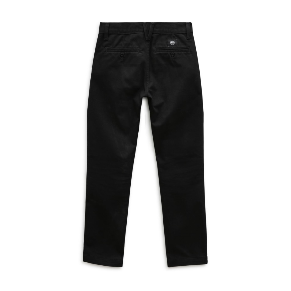 Vans Fiú Autentikus Chino Nadrág (8-14 év) Fekete