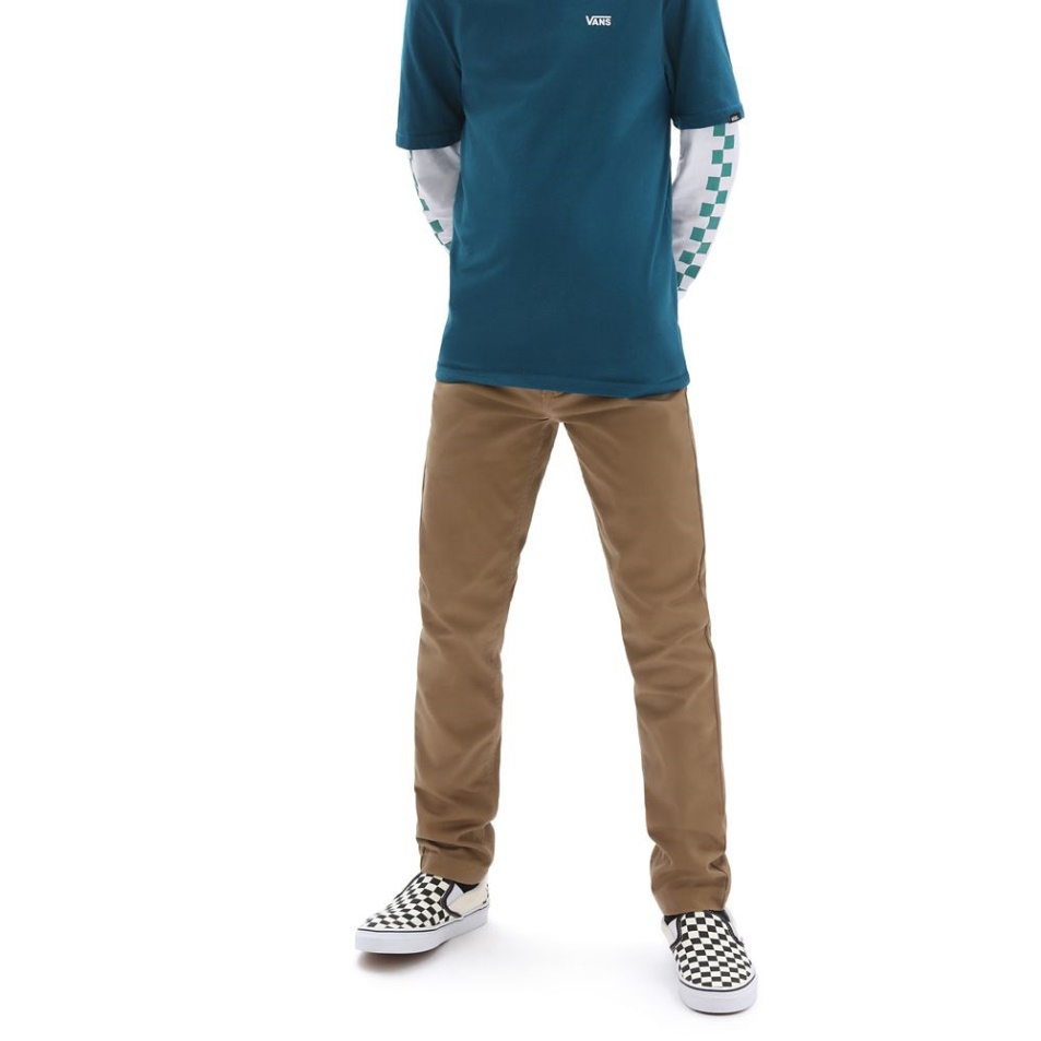 Vans Fiú Autentikus Chino Nadrág (8-14 év) Barna