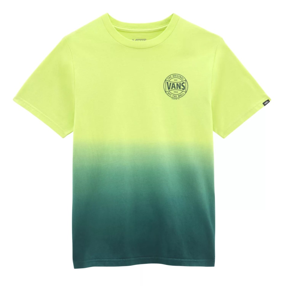 Furgonok Fiú Dip Dye Póló (8-14 év) Zöld-sárga