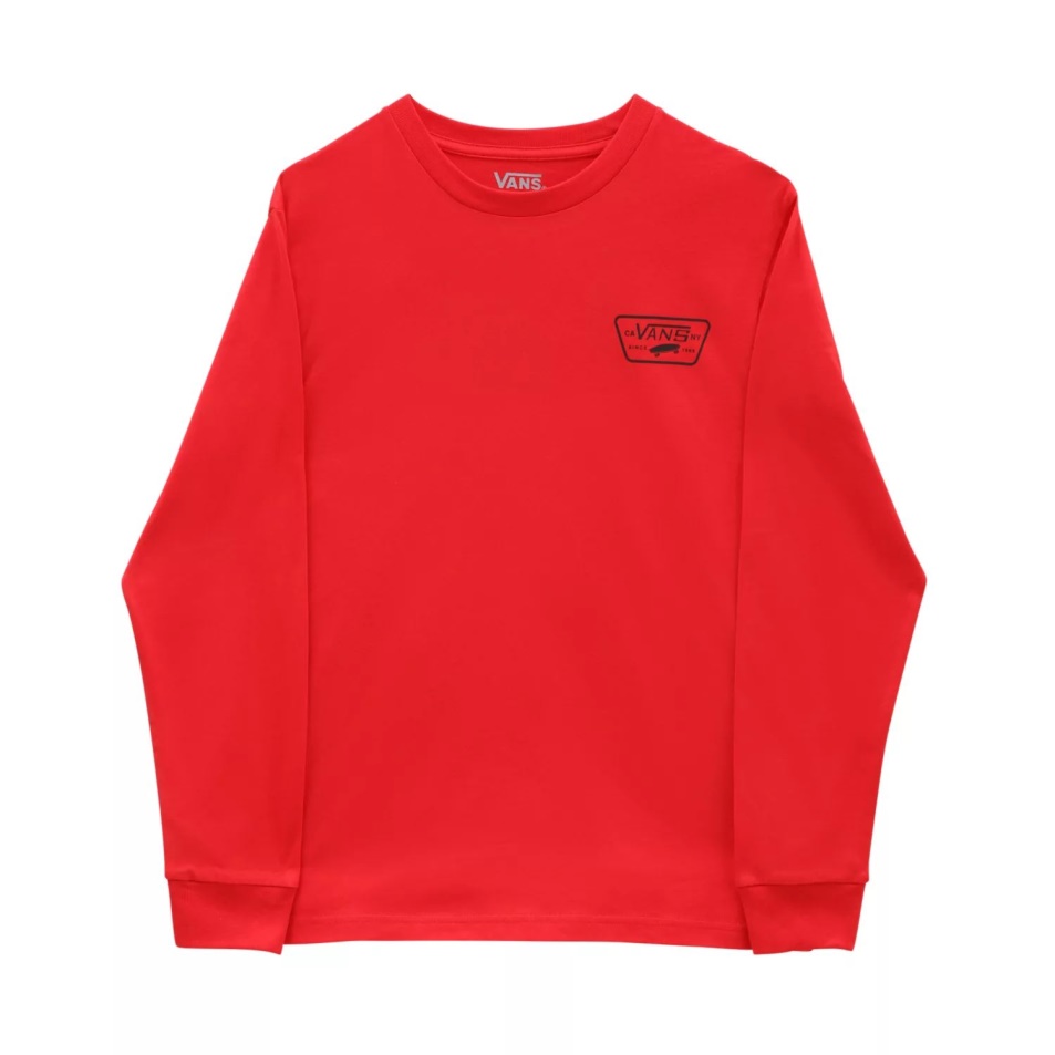 Vans Boys Full Patch Back Póló Piros
