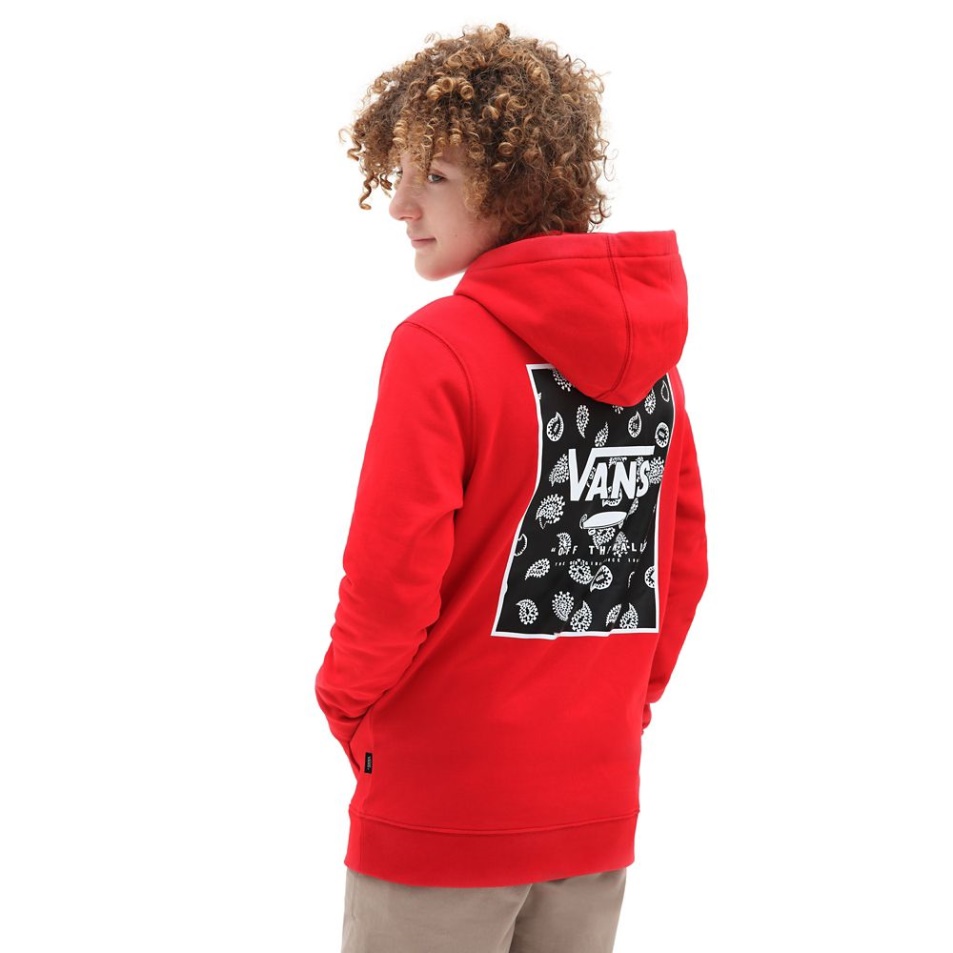 Vans Boys Print Box Póló Pulcsi Piros