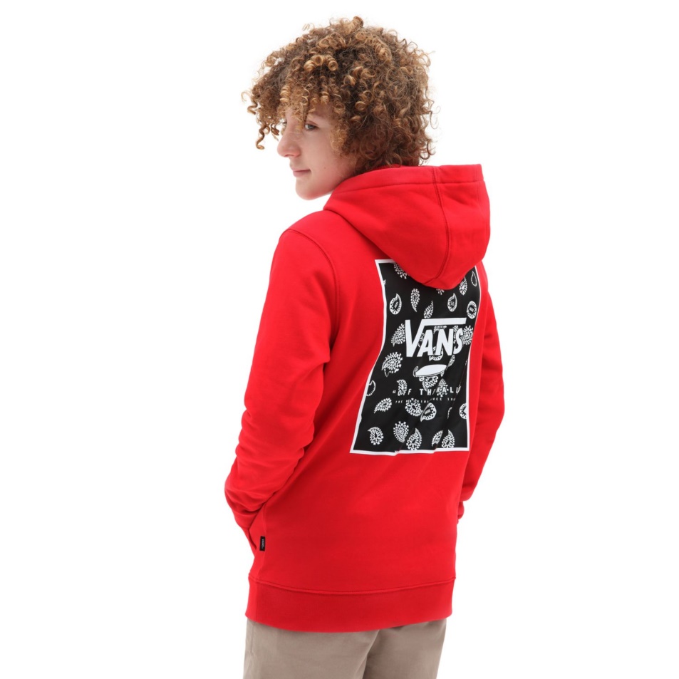 Vans Boys Print Box Póló Pulcsi Piros