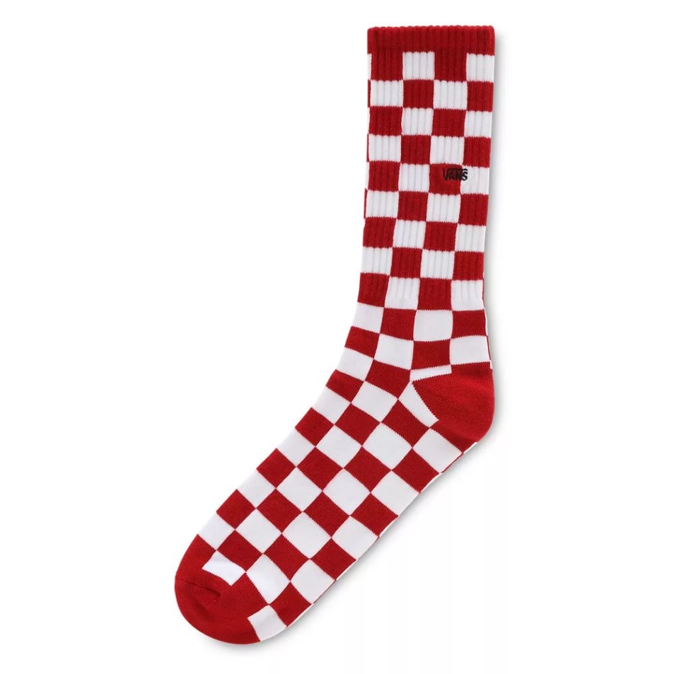 Vans Checkerboard Crew Ii Zokni (1 Pár) Piros