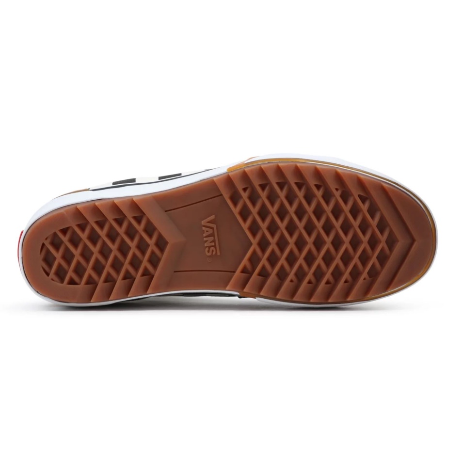 Furgonok Sakktábla Sk8-hi Halmozott Cipő Fekete-fehér