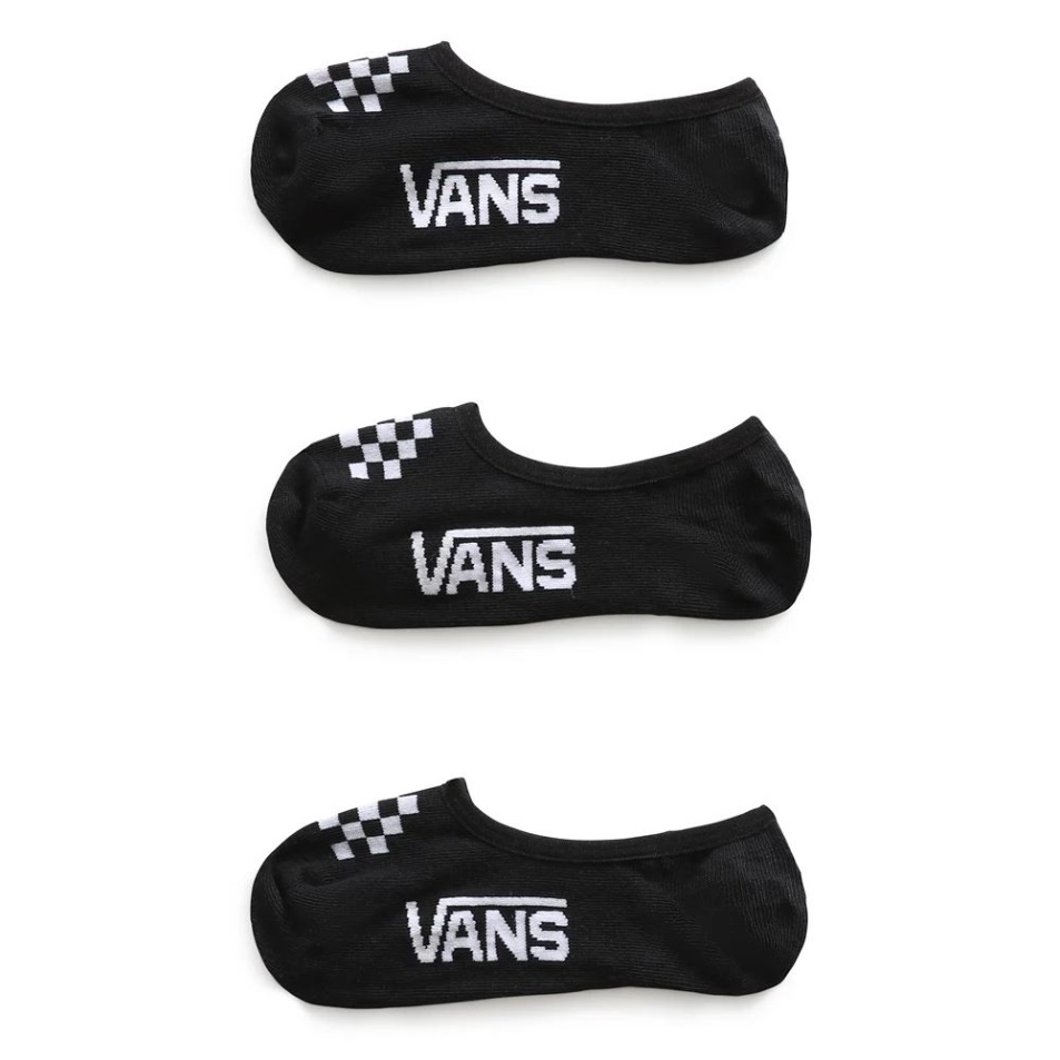 Vans Classic Canoodle Zokni Nekünk 1-6 (3 Pár) Fekete-fehér