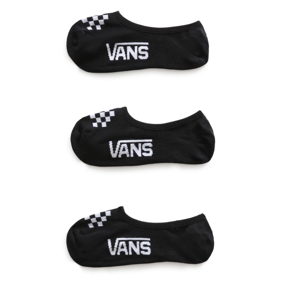 Vans Classic Canoodle Zokni Nekünk 1-6 (3 Pár) Fekete-fehér