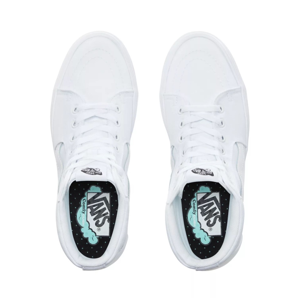 Furgonok Klasszikus Comfycush Sk8-hi Cipő Fehér