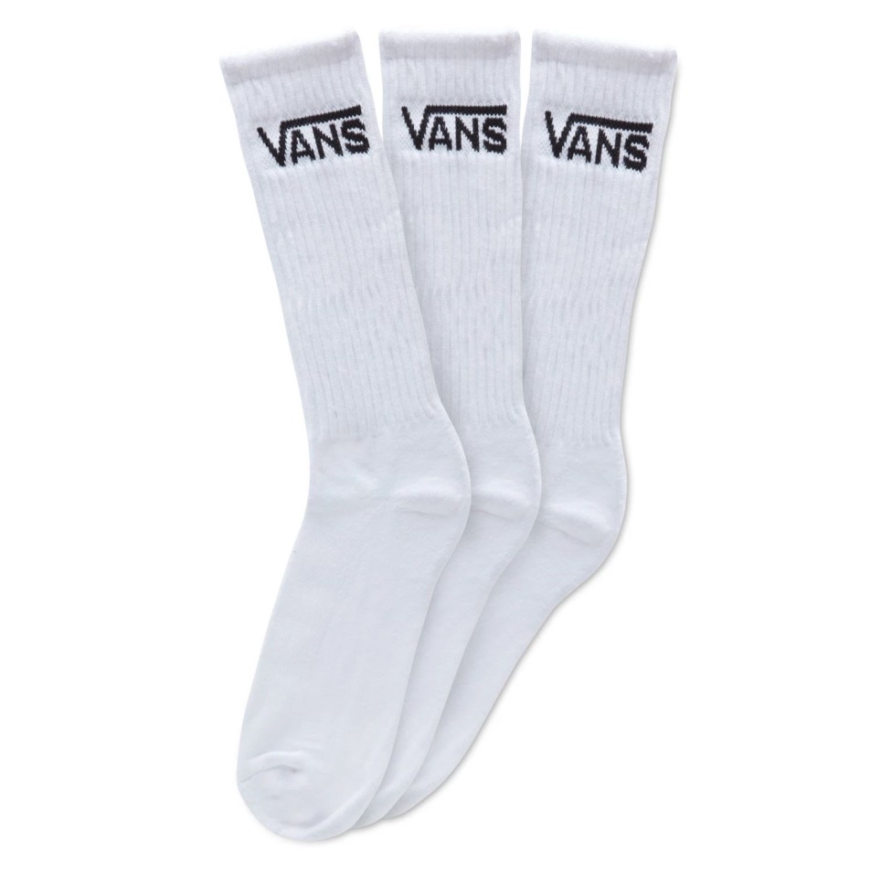 Vans Classic Crew Zokni (3 Pár Pk) Fehér