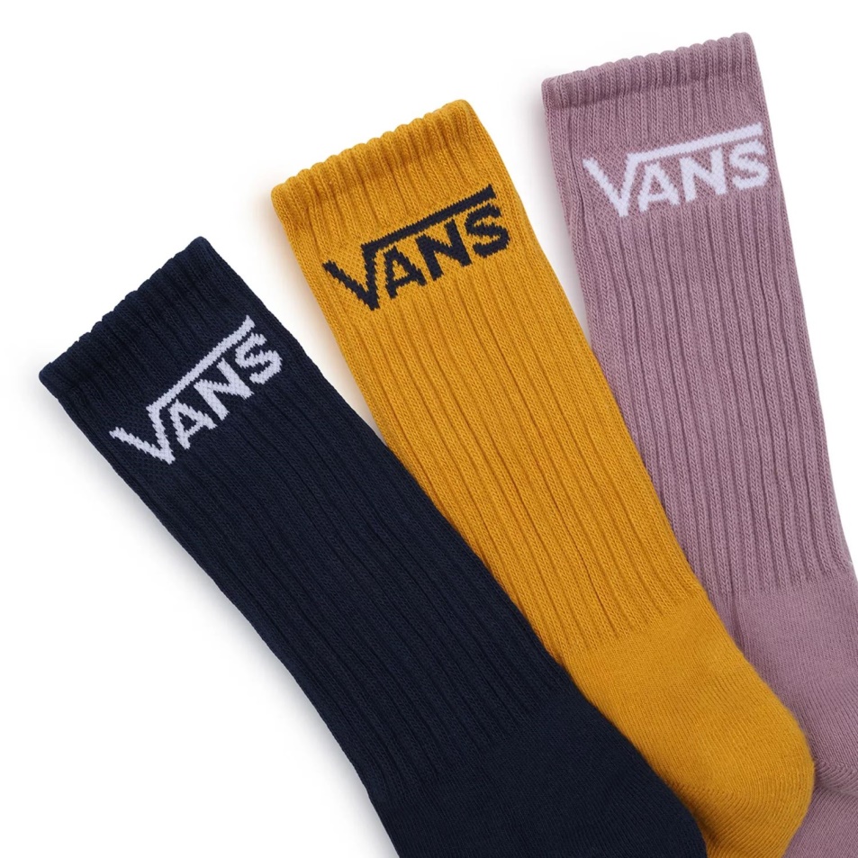 Vans Classic Crew Zokni (3 Pár) Rózsaszín