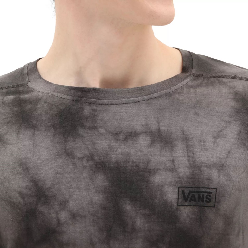 Vans Klasszikus Merinó Alapréteg Hosszú Ujjú Crew Póló Fekete