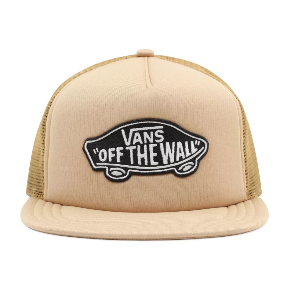 Furgonok Klasszikus Patch Trucker Sapka Bézs