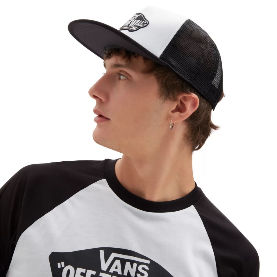 Vans Klasszikus Patch Trucker Sapka Fehér