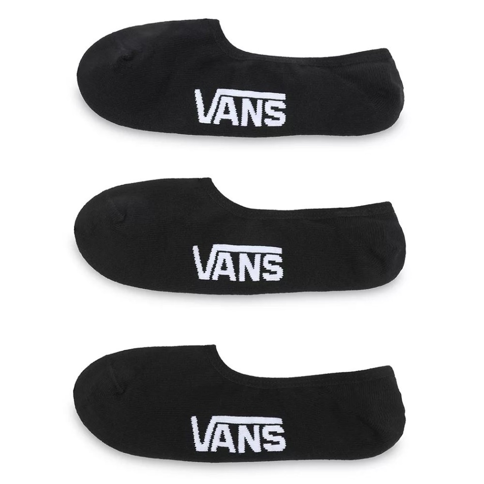 Vans Classic Super No Show Zokni (3 Pár) Fekete