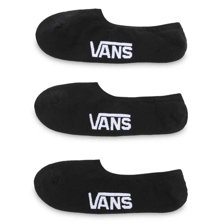 Vans Classic Super No Show Zokni (3 Pár) Fekete