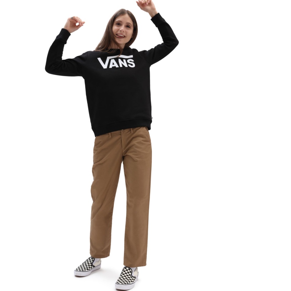 Vans Classic V Crew Pulóver Fekete
