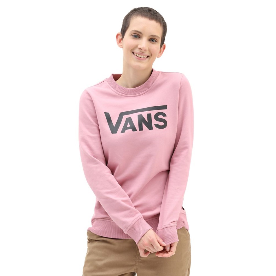 Vans Classic V Crew Pulóver Rózsaszín