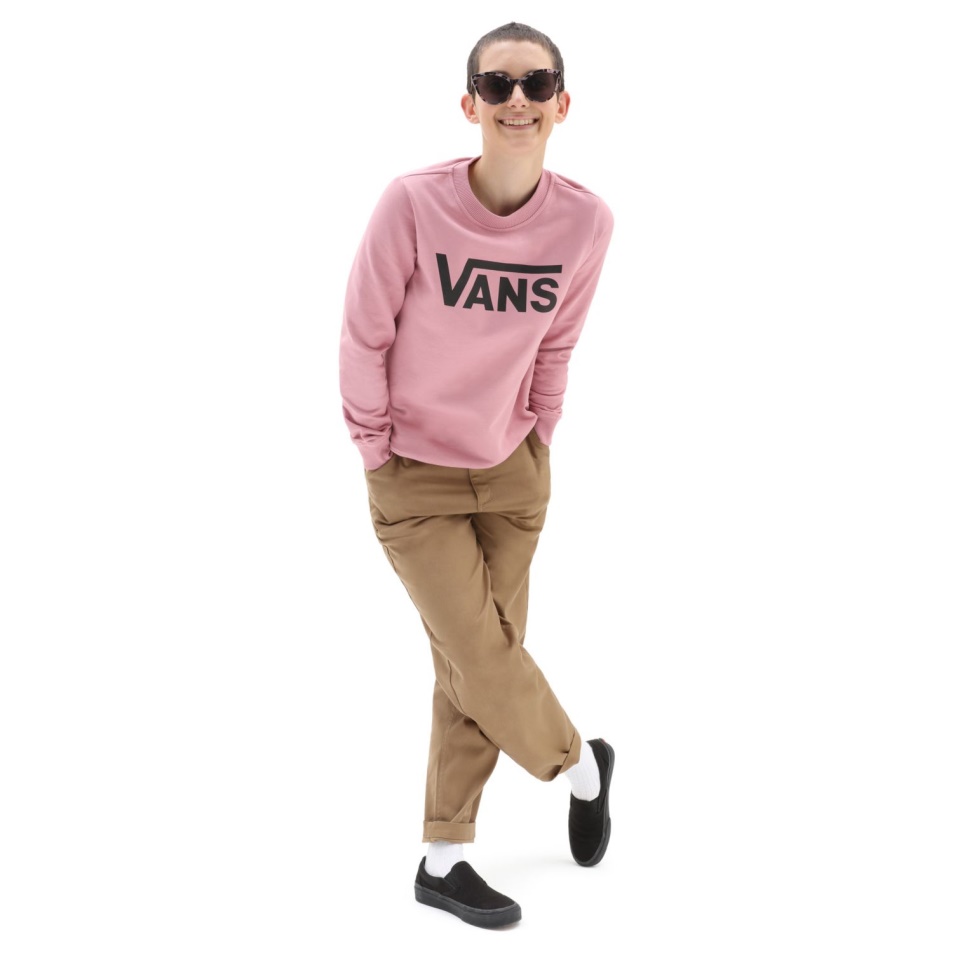 Vans Classic V Crew Pulóver Rózsaszín