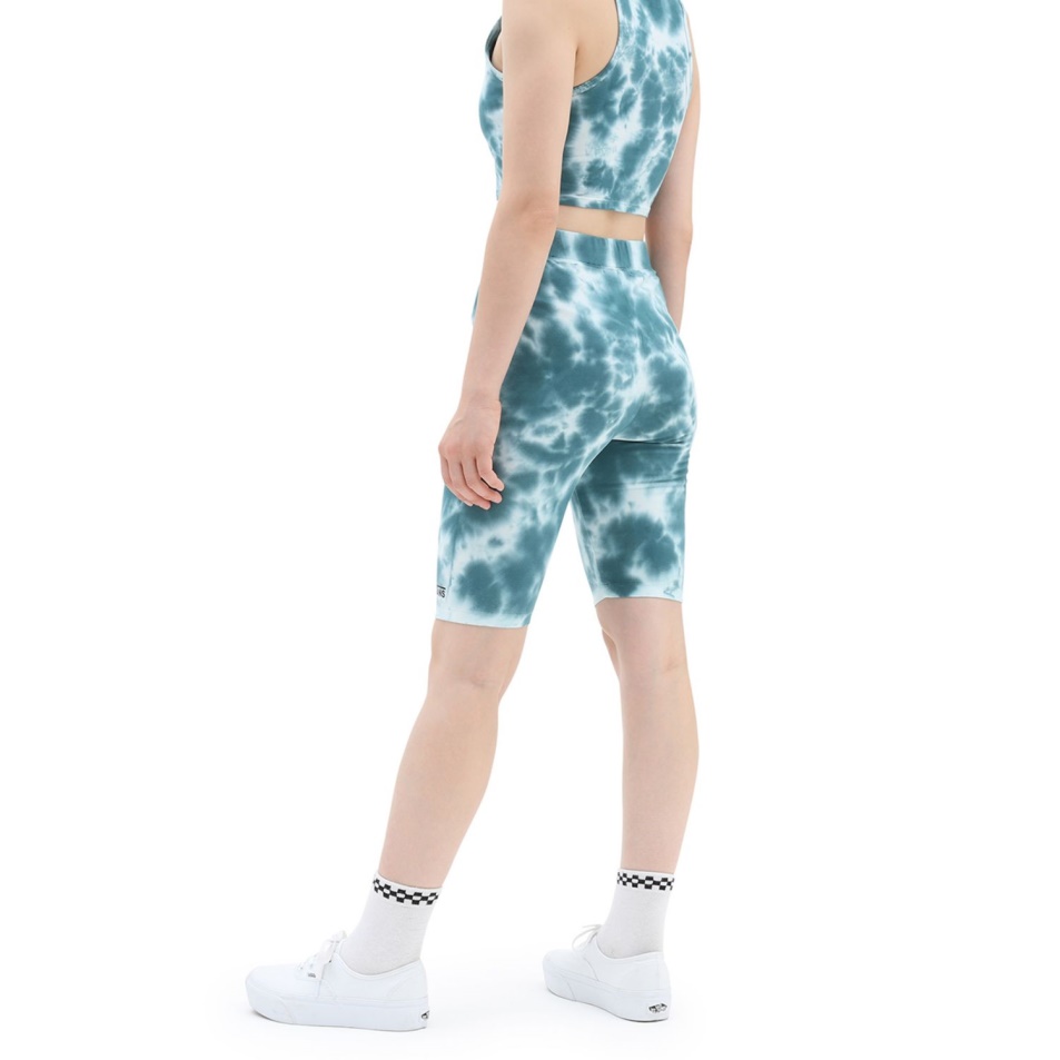 Furgonok Felhő Mosás Repülő V Leggings Rövidnadrág Kék