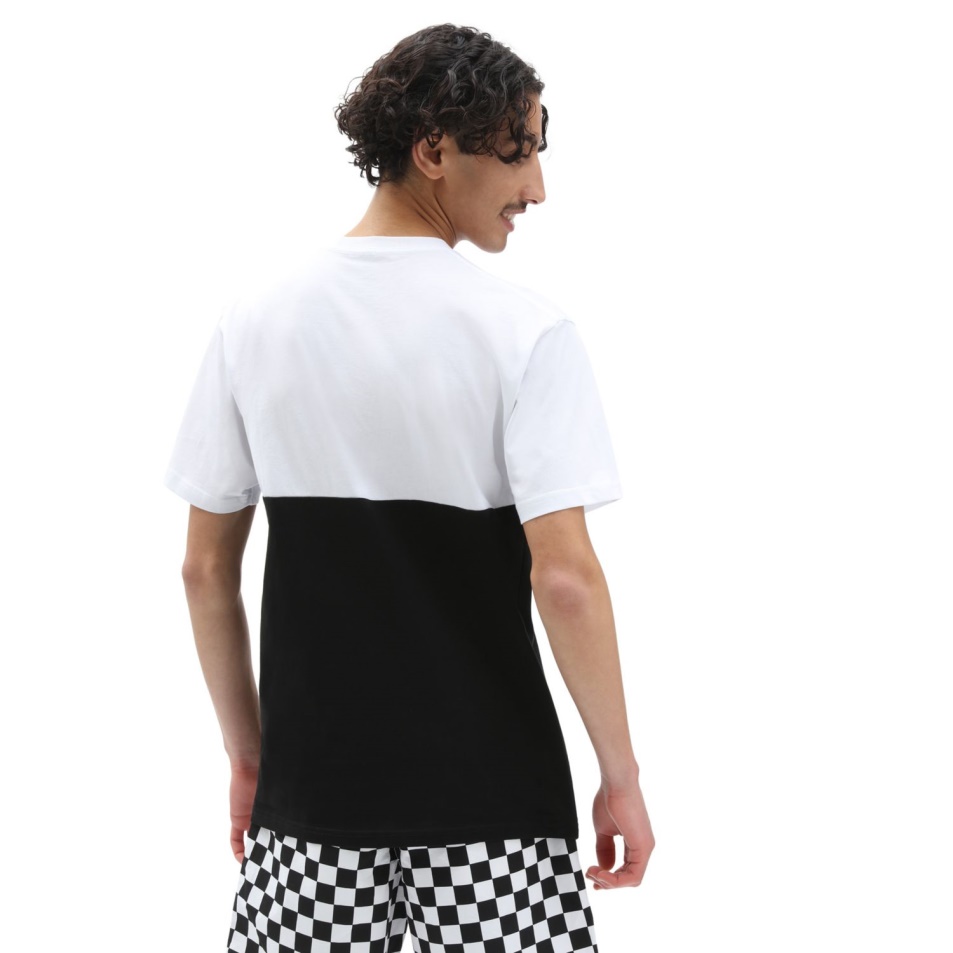 Vans Colorblock Póló Fekete-fehér