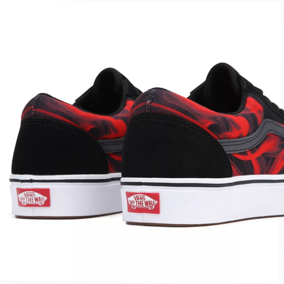 Vans Comfycush Old Skool Cipő Fekete-piros