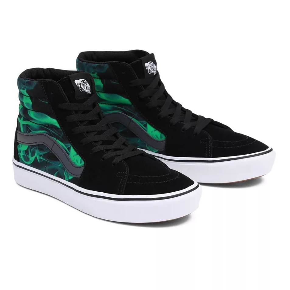 Furgonok Comfycush Sk8-hi Cipő Fekete-zöld