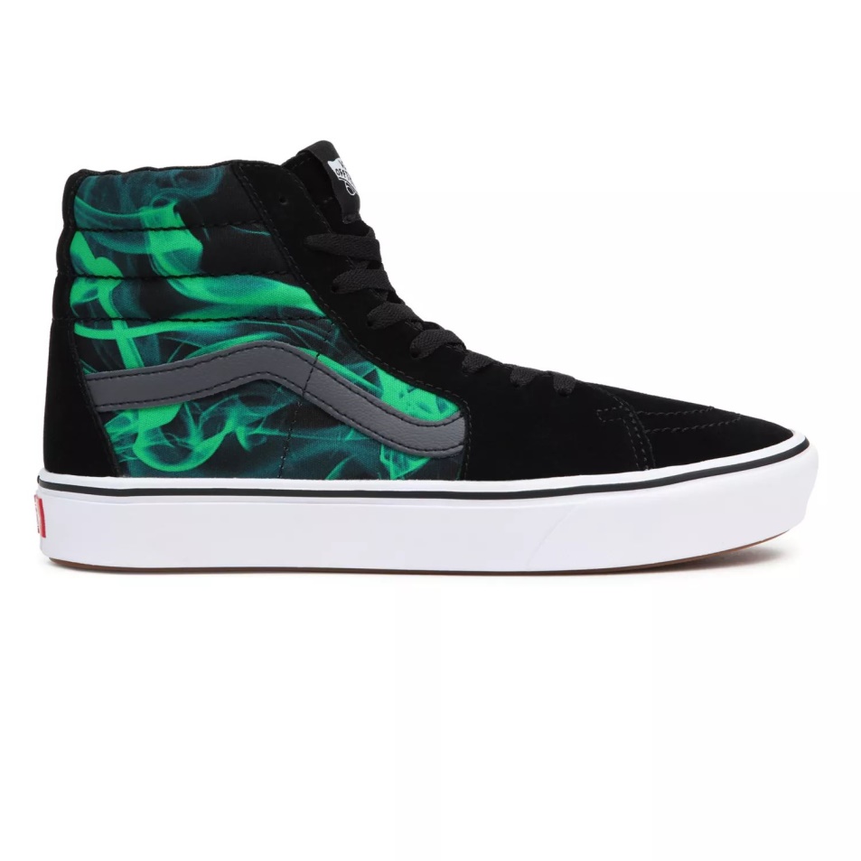 Furgonok Comfycush Sk8-hi Cipő Fekete-zöld