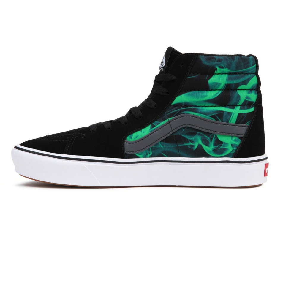 Furgonok Comfycush Sk8-hi Cipő Fekete-zöld