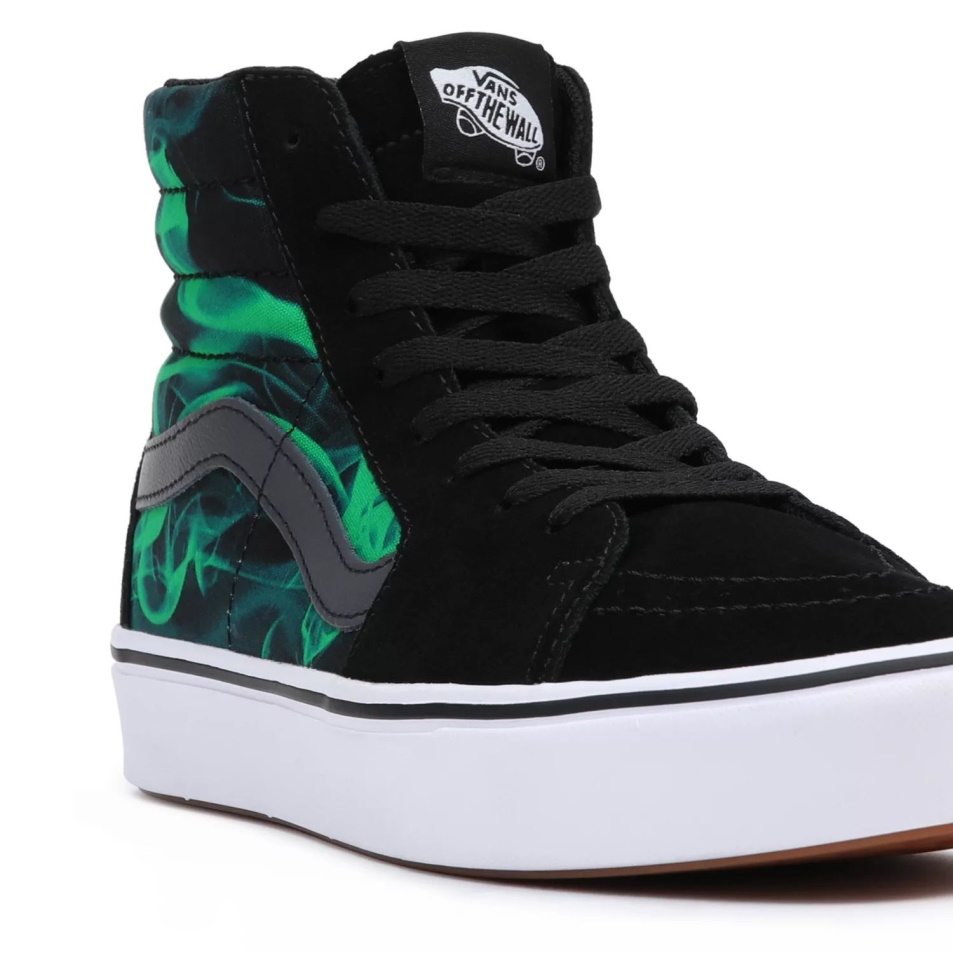 Furgonok Comfycush Sk8-hi Cipő Fekete-zöld