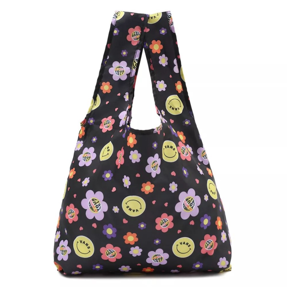 Vans Contortion Tote Bag Black-multi