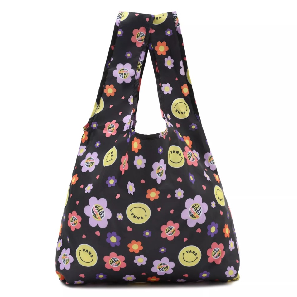 Vans Contortion Tote Bag Black-multi