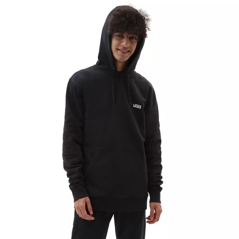 Vans Core Basic Pulóver Kapucnis Fekete
