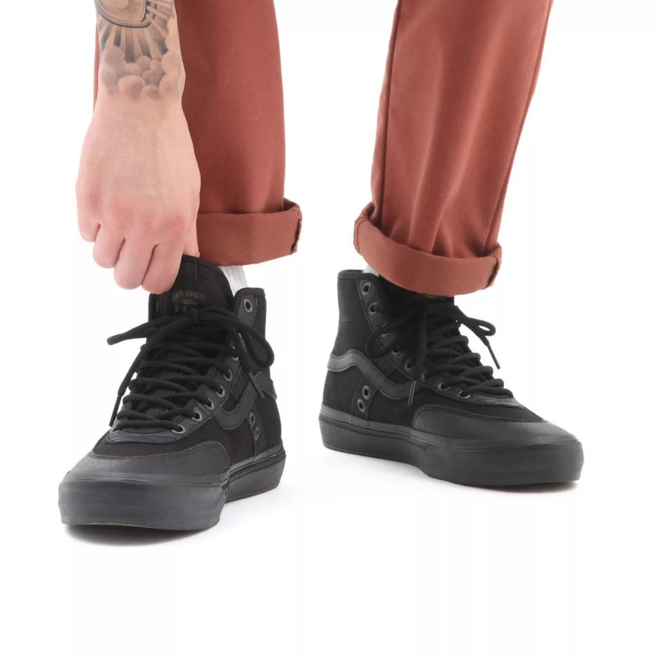 Vans Crockett Magas Cipő Fekete