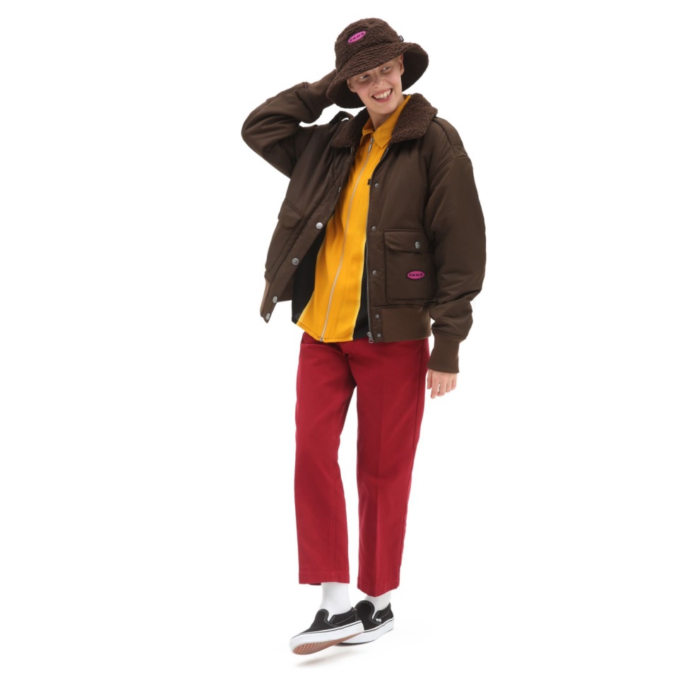 Vans Curren X Knost Bomber Dzseki Barna