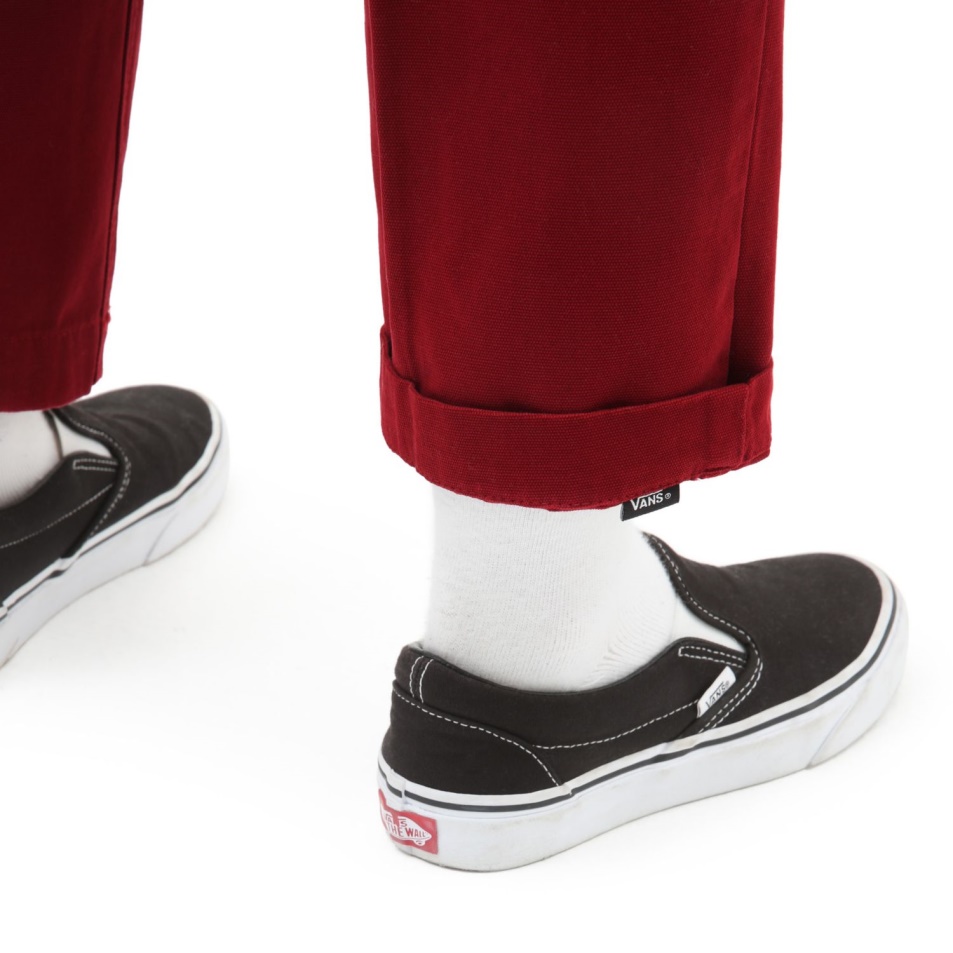 Vans Curren X Knost Nadrág Piros