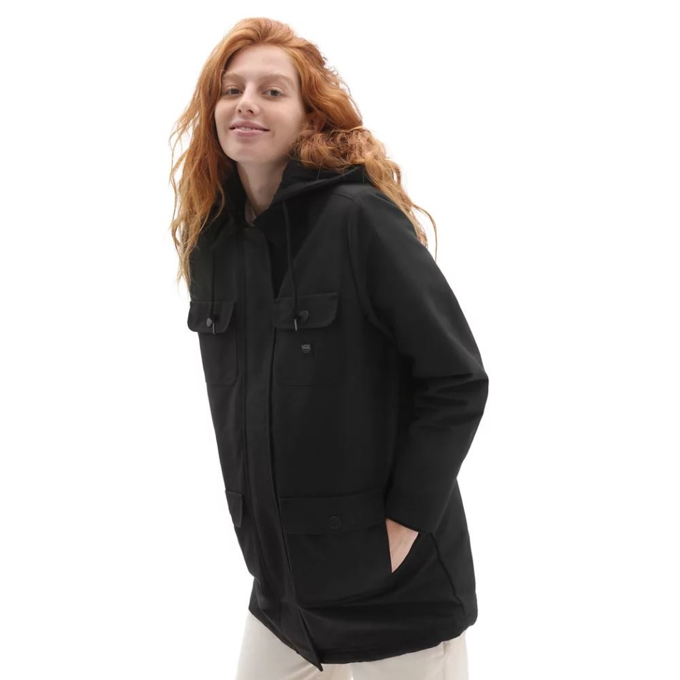 Vans Drill Long Chore Coat Mte Black