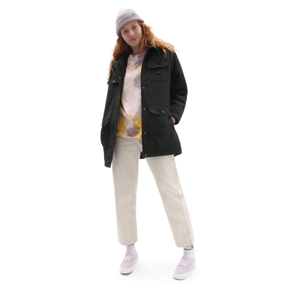 Vans Drill Long Chore Coat Mte Black