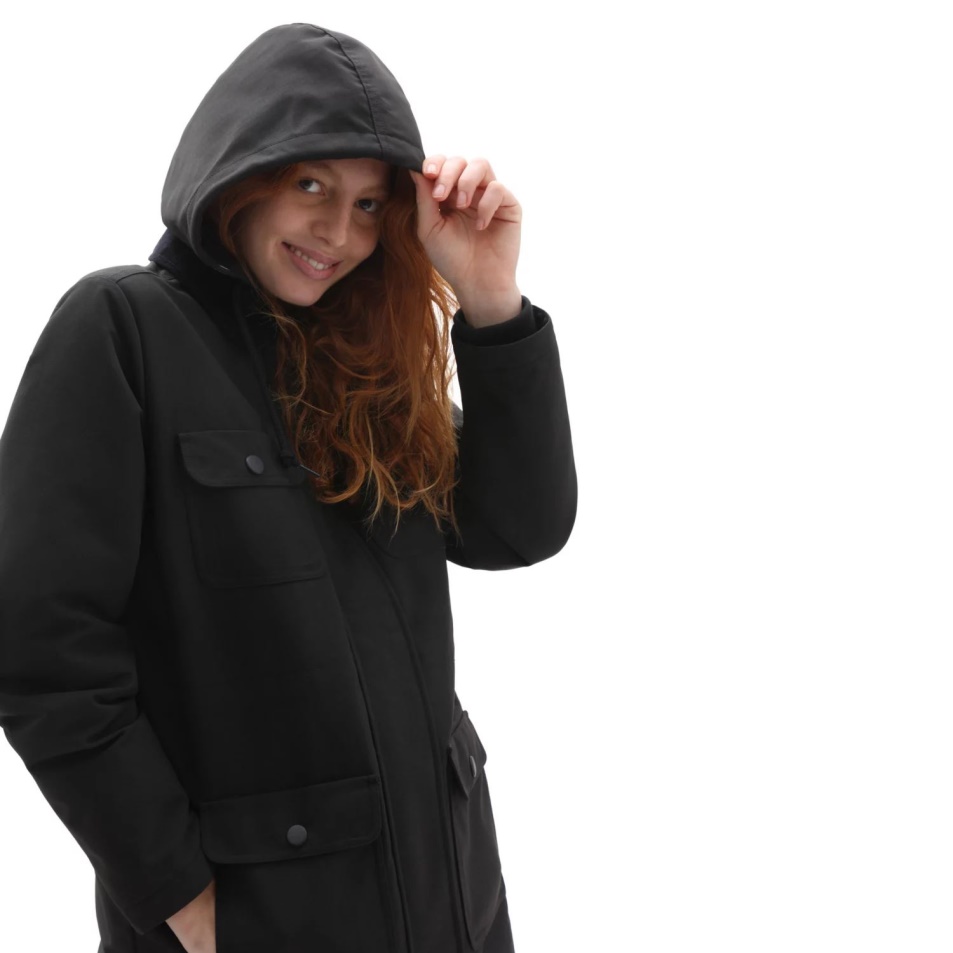 Vans Drill Long Chore Coat Mte Black