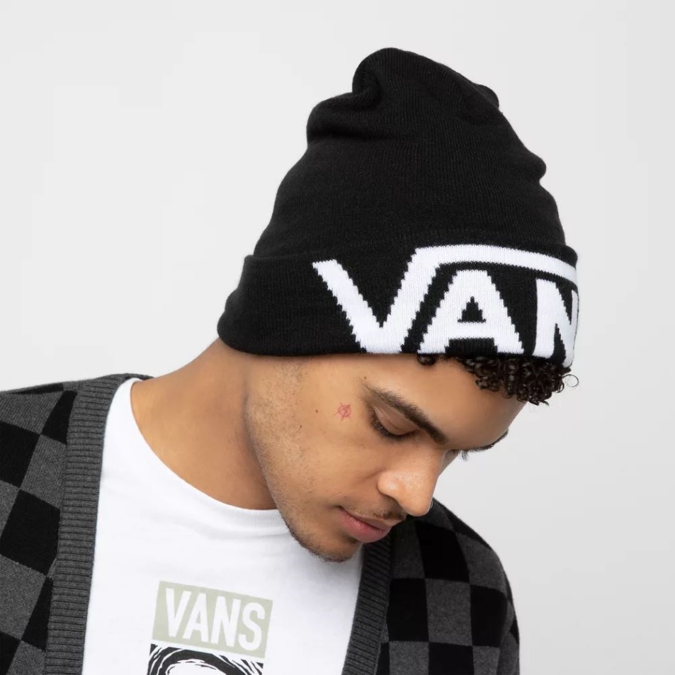 Vans Drop V Magas Mandzsetta Sapka Fekete