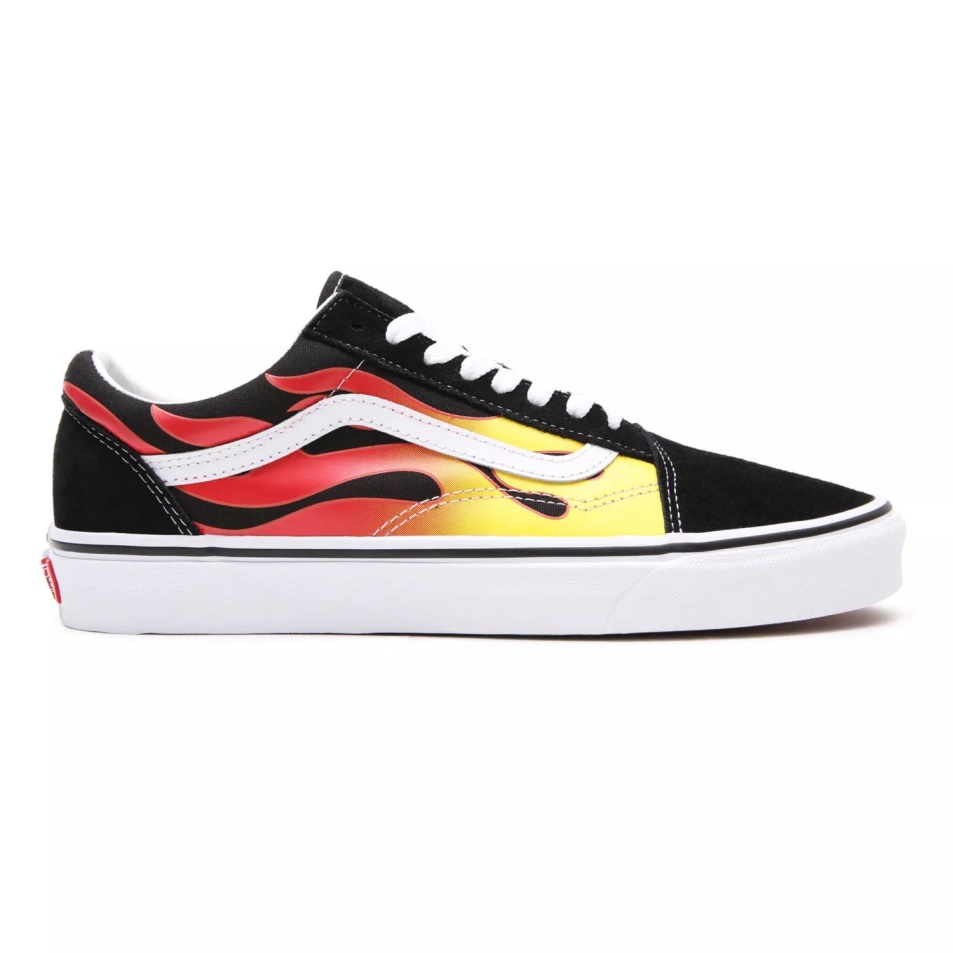Vans Flame Old Skool Cipő Fekete