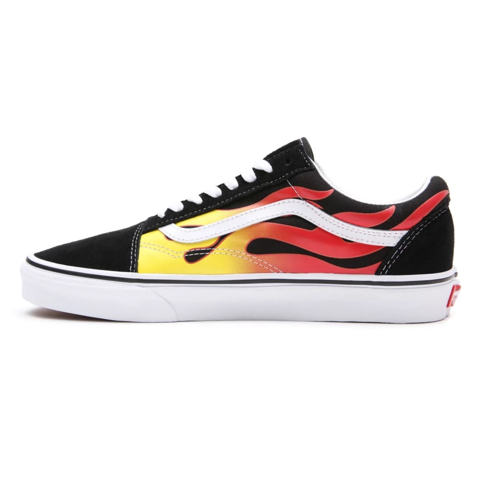 Vans Flame Old Skool Cipő Fekete