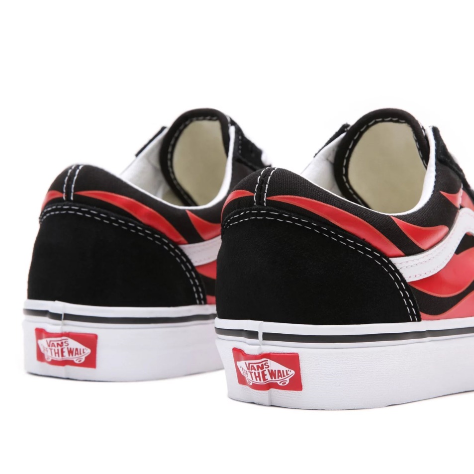 Vans Flame Old Skool Cipő Fekete