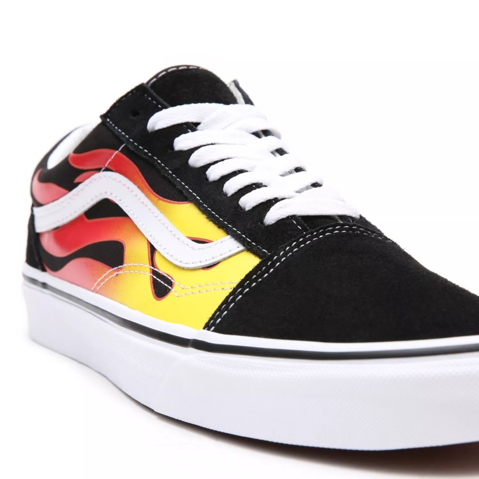 Vans Flame Old Skool Cipő Fekete