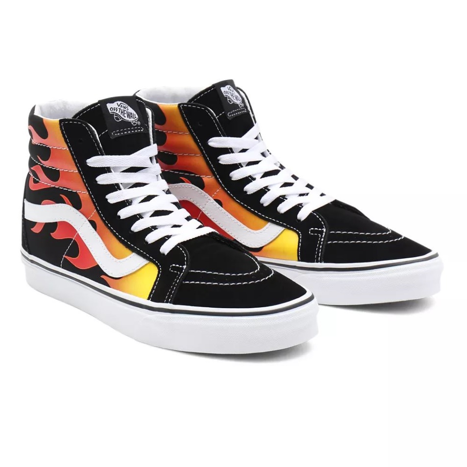 Furgonok Flame Sk8-hi Reissue Cipő Fekete