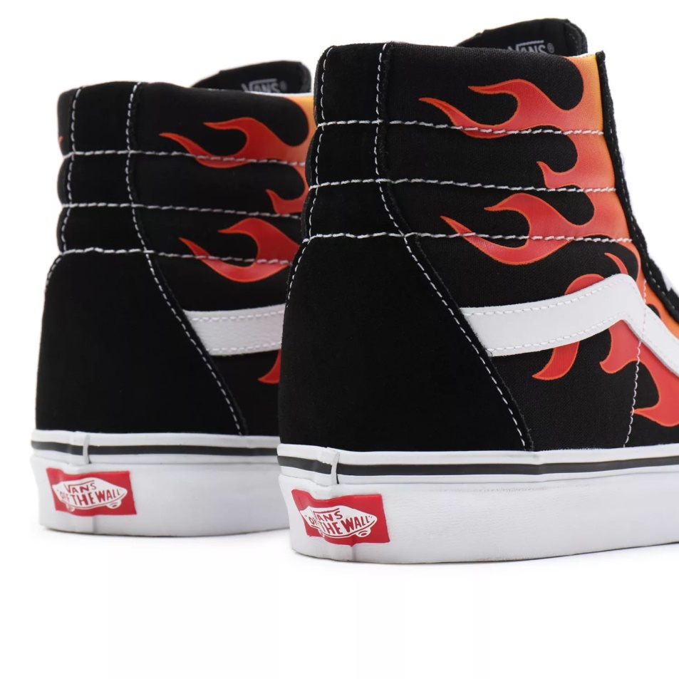 Furgonok Flame Sk8-hi Reissue Cipő Fekete