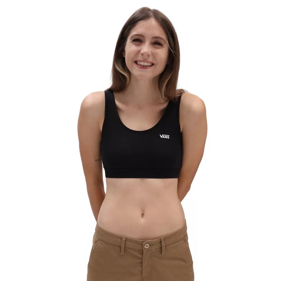 Furgonok Repülő V Bralette Fekete