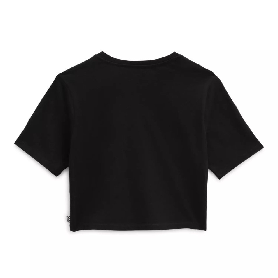 Vans Flying V Crop Crew Sport Póló Fekete Nők